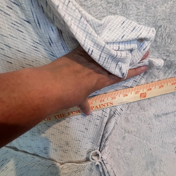 Lane Bryant Plus Size 26/28 Draped Wrap-Side Short Sleeve Top • Soft Knit Blend - Picture 4 of 7